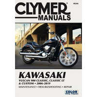  Kawasaki Vulcan 900 Classic, Classic LT & Custom 2006 - 2019: Clymer Manuals: Maintenance - Troubleshooting - Repair