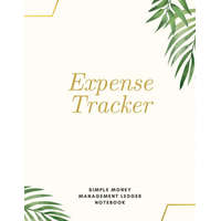  Expense Tracker Simple Money Management Ledger Notebook
