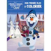  Disney La Reine des Neiges Mon premier bloc à colorier (Joyeuses Fêtes avec Olaf)