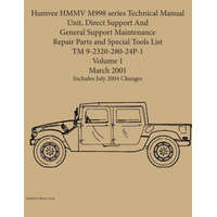  Humvee HMMV M998 series Technical Manual Unit, Direct Support And General Support Maintenance Repair Parts and Special Tools List TM 9-2320-280-24P-1