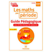  Outils pour les Maths CE1 (2021) - Les Maths par période - Guide pédagogique avec CD-Rom banque de ressources – Besset,Guerin