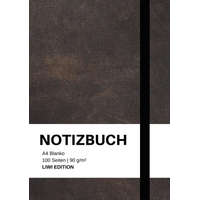  Notizbuch A4 blanko - 100 Seiten 90g/m? - Soft Cover Schwarz - FSC Papier – Notebook A4