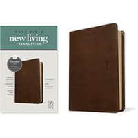  NLT Compact Bible, Filament Enabled Edition (Red Letter, Leatherlike, Rustic Brown)