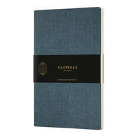  Cahier Quaderno Harris Grand format ligné Slate Blue – CASTELLI