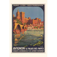  Vintage Journal Avignon Travel Poster