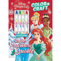 Disney Princess: Tis the Season to Sparkle: Color & Craft with 4 Big Crayons and Stickers