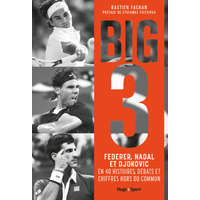  Big 3 - Federer, Nadal, Djokovic en 40 histoires, débats et chiffres hors du commun – Bastien Fachan