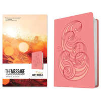  The Message Deluxe Gift Bible (Leather-Look, Pink and Gold Waves): The Bible in Contemporary Language