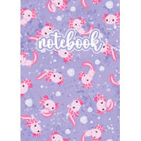  Axolotl Notebook Rosa/Lila