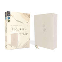  Flourish: The NIV Bible for Women, Cloth Over Board, Cream, Comfort Print