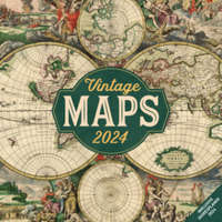  Vintage Maps Kalender 2024 - 30x30 – Ackermann Kunstverlag