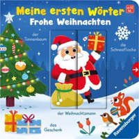 Meine ersten Wörter: Frohe Weihnachten - Sprechen lernen mit großen Schiebern für Kinder ab 12 Monaten – Mila Rulff,Matthew Scott