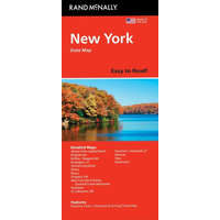  Rand McNally Easy to Read Folded Map: New York State Map