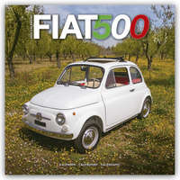  Fiat 500 Calendar 2024 Square Car Wall Calendar - 16 Month