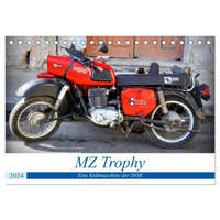  MZ Trophy - Eine Kultmaschine der DDR (Tischkalender 2024 DIN A5 quer), CALVENDO Monatskalender – Henning von Löwis of Menar