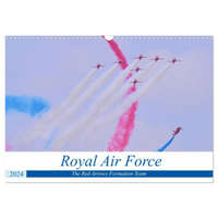  Royal Air Force The Red Arrows Formation Team (Wall Calendar 2024 DIN A3 landscape), CALVENDO 12 Month Wall Calendar