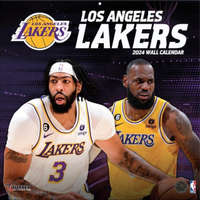  Los Angeles Lakers 2024 12x12 Team Wall Calendar