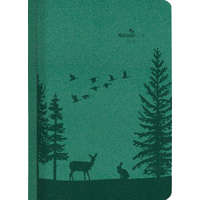 Buchkalender Nature Line Forest 2025 - Taschen-Kalender A5 - 1 Tag 1 Seite - 416 Seiten - Umwelt-Kalender - mit Hardcover - Alpha Edition