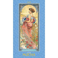  Alfons Mucha 2025 - Bild-Kalender 33x60 cm - Kunstkalender - mit stilvollem Glitzereffekt - Jugendstil - Wandkalender - Alpha Edition