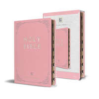  KJV Holy Bible, Giant Print Large Format, Pink Premium Imitation Leather with Ri Bbon Marker, Red Letter, and Thumb Index