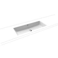  Süllyesztett mosdó Kaldewei PURO 90x38,5 cm fehér színben fényes felülettel csaptelep nyílás nélkül 901106003001