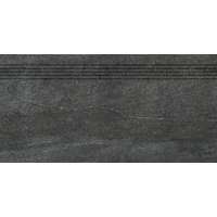  Lépcső Rako Quarzit fekete 40x80 cm matt DCP84739.1