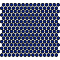  Kerámia mozaik Premium Mosaic kék 30x31 cm fényes MOS19DBL