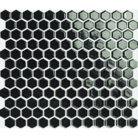  Kerámia mozaik Premium Mosaic fekete 26x30 cm fényes MOS26BK