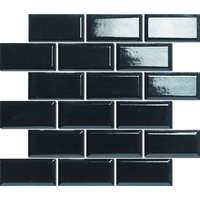  Mozaik Premium Mosaic fekete 30x30 cm fényes MOS4595BK