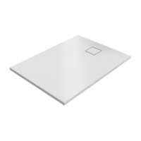  Zuhanytálca négyszögletes Huppe EasyFlat 100x80 cm öntött márvány fehér matt EF0203.083