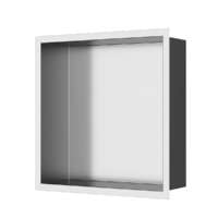  Shower niche SAT Aurum brushed steel 30x30 cm SATAURN3030BS