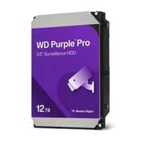 WESTERN DIGITAL Western Digital 3,5" 12TB belső SATA 6Gb/s 7200RPM 256MB Purple Pro WD122PURP winchester