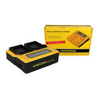 Patona Nikon EN-EL15 Patona dupla lcd kijelzős fényképezőgép akkumulátor töltő (7624)