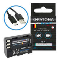 Patona Nikon EN-EL3E PATONA PLATINUM USB C fényképezőgép akkumulátor (1373)