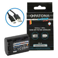 Patona Sony FZ-100 Patona PLATINUM USB C fényképezőgép akkumulátor (1360)