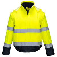 Portwest Hi-Vis 2 az 1-ben kontrasztos Essential Lite bomber kabát