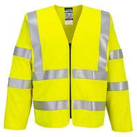 Portwest Bizflame Hi-Vis FR hosszú ujjú cipzáras mellény