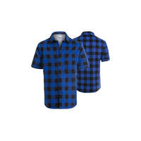 Procera Flanel ing, rövid ujjú, kék, s-es méret