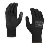 Procera PU bevonatos védőkesztyű x-touch black 11-es, méret