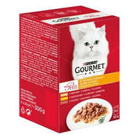 Gourmet GOURMET MON PETIT Kacsával/Csirkével/Pulykával nedves macskaeledel 6x50g