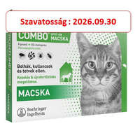 Boehringer Ingelheim Frontline Combo macska 3db ampulla. Szavatosság : 2026.09.30