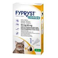 KRKA 3hónap szavatossággal : Fypryst Combo Spot-On macskák és vadászgörények számára külső élősködők ellen (0,5 ml) , ( Fipromax helyett )