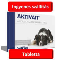 Aktivait Aktivait medium large breed kutya tabletta 60 db , A kutyáknak való AKTIVAIT-et TILOS macskáknak adni.