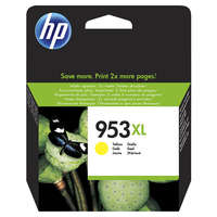 HP 953XL Y (F6U18AE) festékpatron, sárga, nagy kapacitású, eredeti