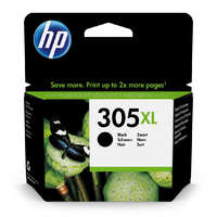 HP 305XL Bk (3YM62AE) festékpatron, fekete, nagy kapacitású, eredeti