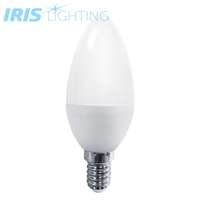 Iris LED izzó, E14, gyertya (C37), 8 W, 640 lm, természetes fehér (4000 K), G