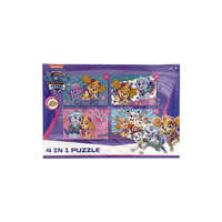 TR Mancs Őrjárat 4 az 1 ben Puzzle 12-13-20-24 darabos - Rózsaszín