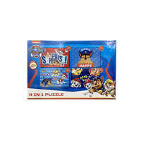 TR Mancs Őrjárat 4 az 1 ben Puzzle 12-13-20-24 darabos - Piros