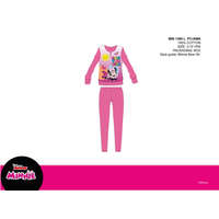 ExityKft. Disney Minnie egér vékony pamut gyerek pizsama - jersey pizsama - sötétrózsaszín - 134-140