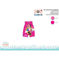 ExityKft. Disney Minnie egér nyári ujjatlan baba rugdalózó - szivárvány mintával - pink-rózsaszín - 0-1 hónapos babának